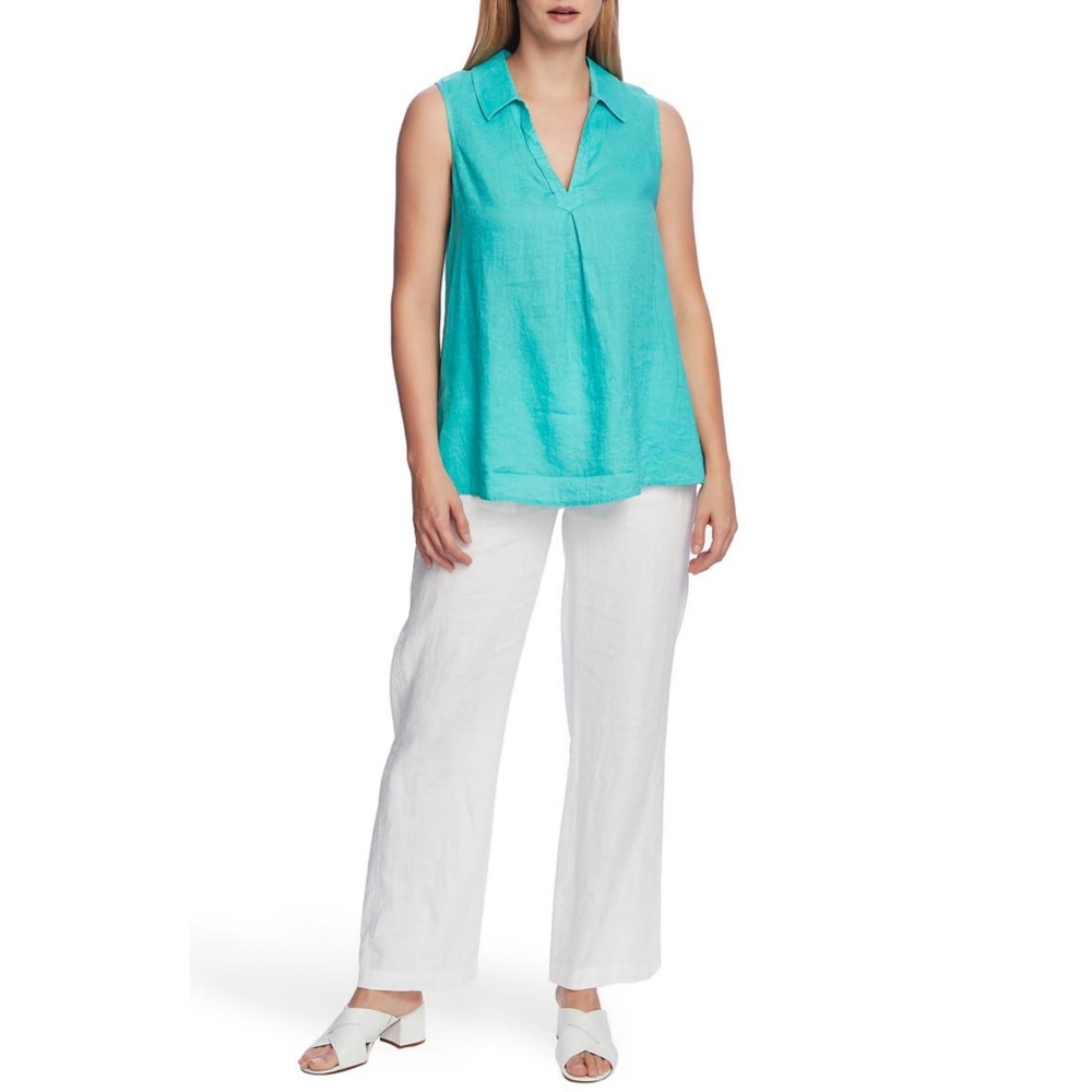 NWOT Vince Camuto Sleeveless Linen Tunic